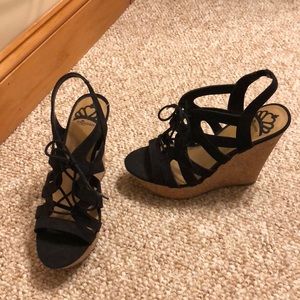 Never worn, Fergalicious wedges